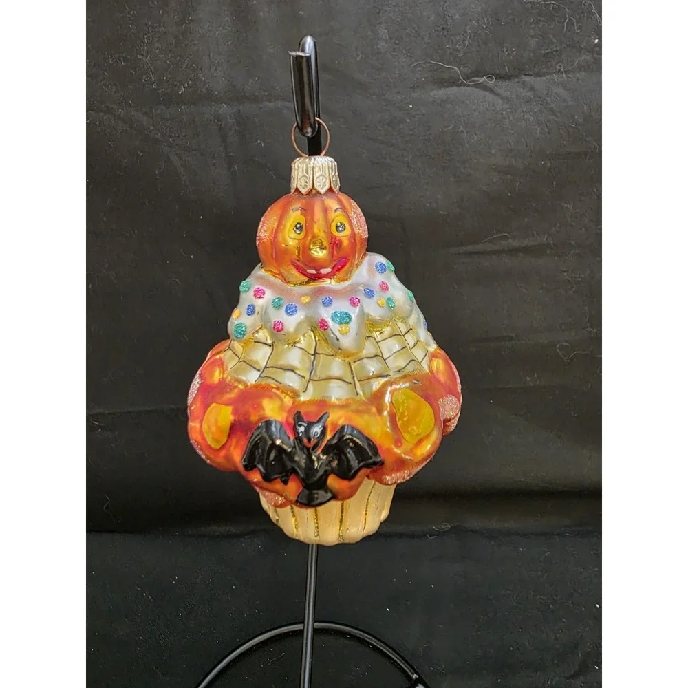 VTG Christopher Radko Treats On Sweets 2000 Halloween Cupcake Spider Ornament 4